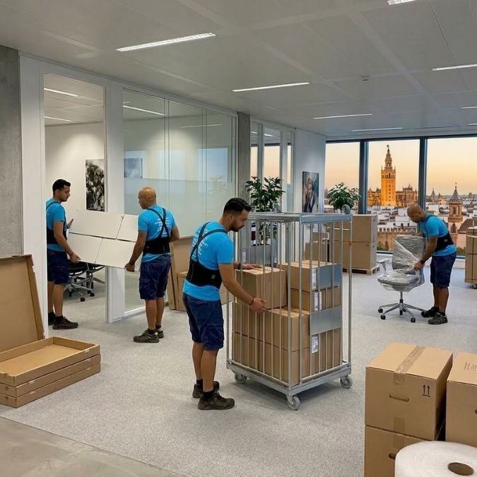 mudanzas de oficinas en Sevilla